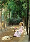 A Lazy Afternoon by Gustave Leonhard de Jonghe